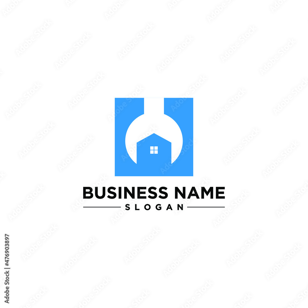 House Engginer Mechanical Logo Design Vector House Engginer Mechanical Logo Design Vector