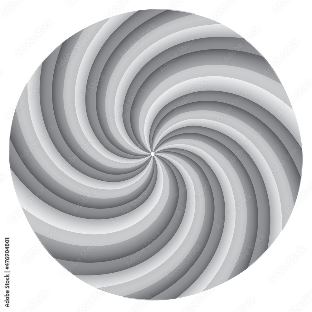 Obraz premium Abstract paint spiral design elrment with Stripes