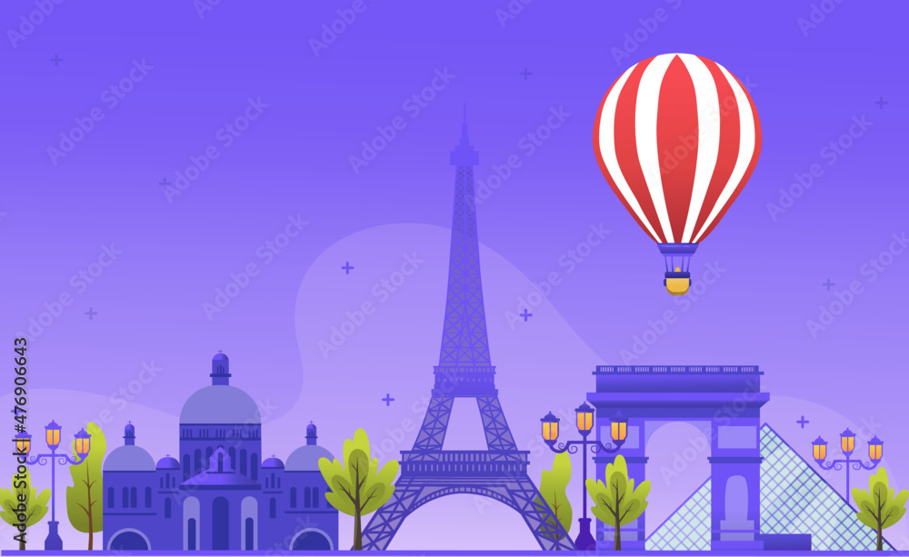 city eiffel tower, Paris, vector illustration city eiffel tower, Paris, vector illustration