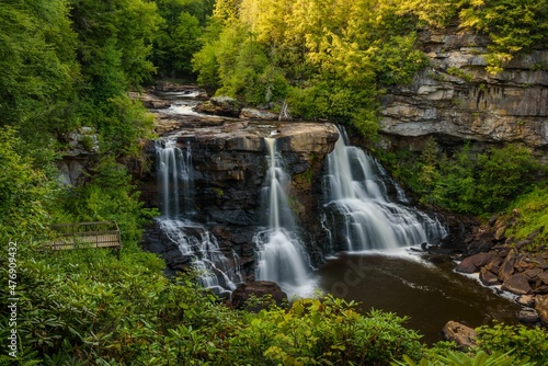 Blackwater Falls, at Blackwater Falls State Park in Davis, West Virginia