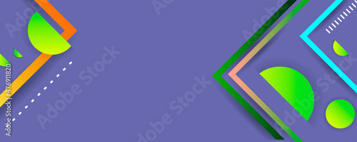 Composition of figures and lines abstract modern color Very Peri new popular color background with fluid luminous waves Vector. Trendy color of the 2022 year