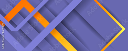 Composition of figures and lines abstract modern color Very Peri new popular color background with fluid luminous waves Vector. Trendy color of the 2022 year