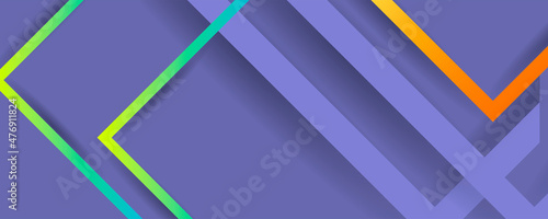 Composition of figures and lines abstract modern color Very Peri new popular color background with fluid luminous waves Vector. Trendy color of the 2022 year