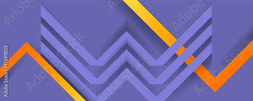 Composition of figures and lines abstract modern color Very Peri new popular color background with fluid luminous waves Vector. Trendy color of the 2022 year