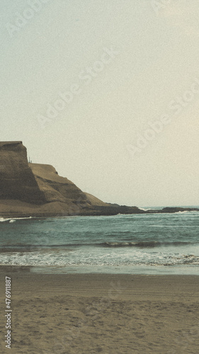 beach in the morning