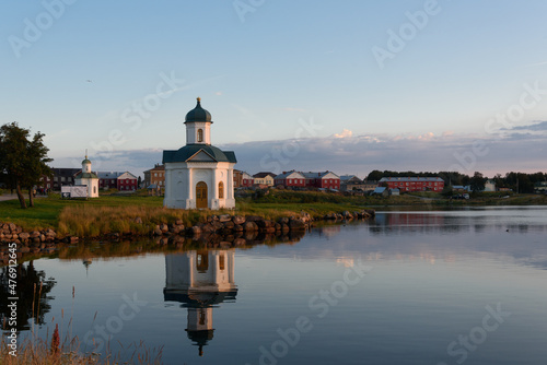 View on Solovetsky village