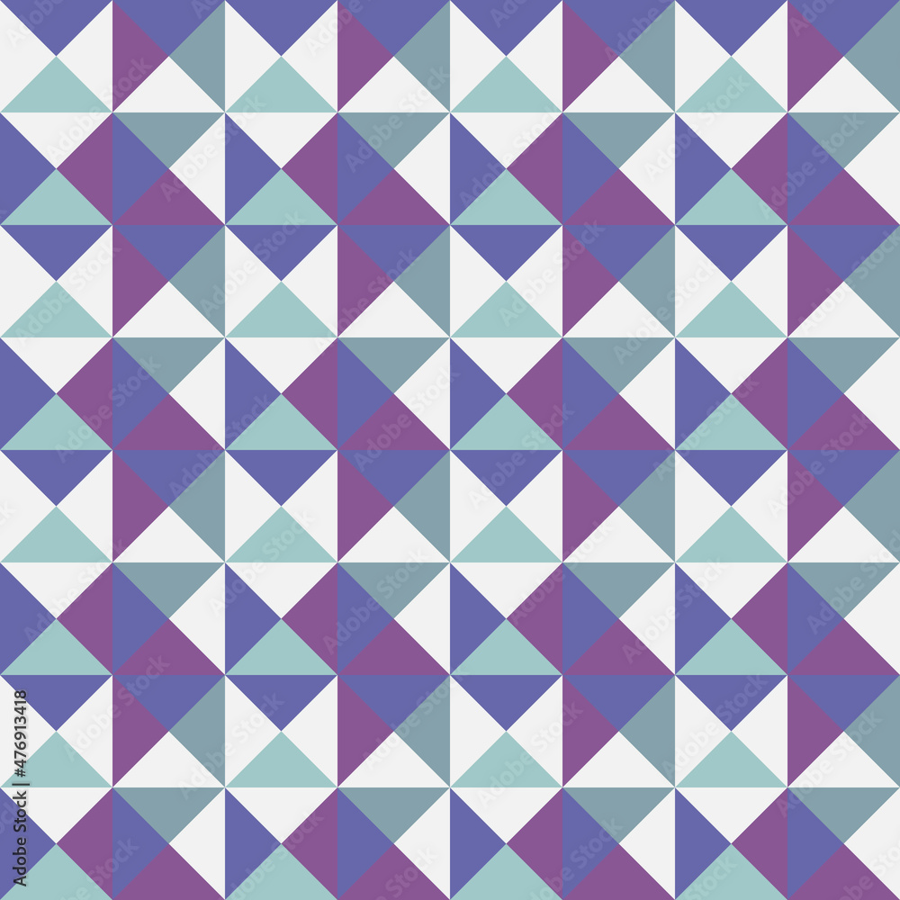 Foto auf Acrylglas mit Vektornahtloses Muster mit Farbe des Jahres 2022 - Sehr Peri. Sammlung geometrischer Muster. #476913418