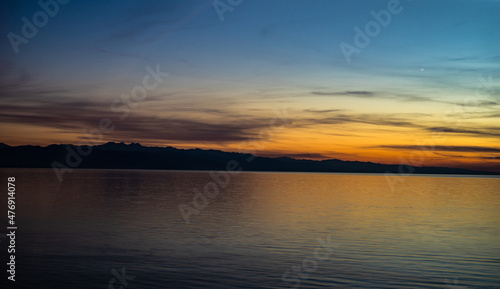 Sunset on georgian Black sea shore © Anna Bogush