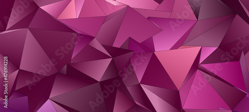 Abstract Low-Poly background. triangulated texture. Design 3d. Polygonal geometrical pattern. Triangular modern style