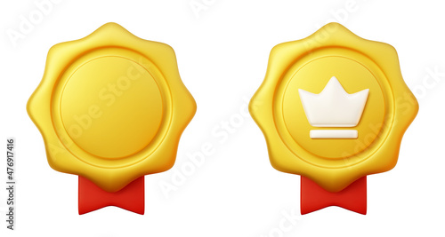 Vector gold medal.