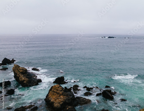 waves and rocks