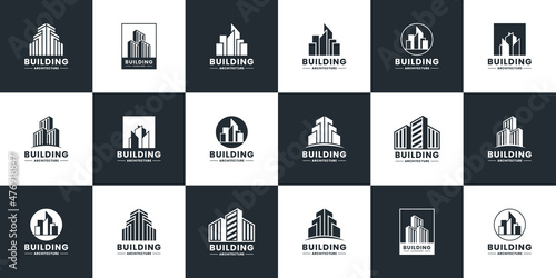 Set of building logo collection for your business