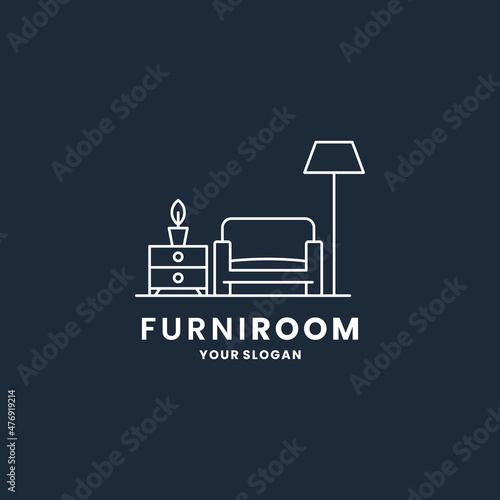 furniture interior room logo design inspiration