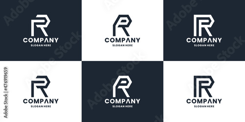 collection of letter R logo design inspiration for your company