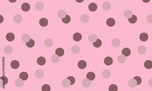 peach background with circle stack