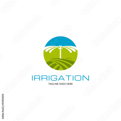 Garden irrigation logo design inspiration