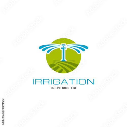 Garden irrigation logo design inspiration