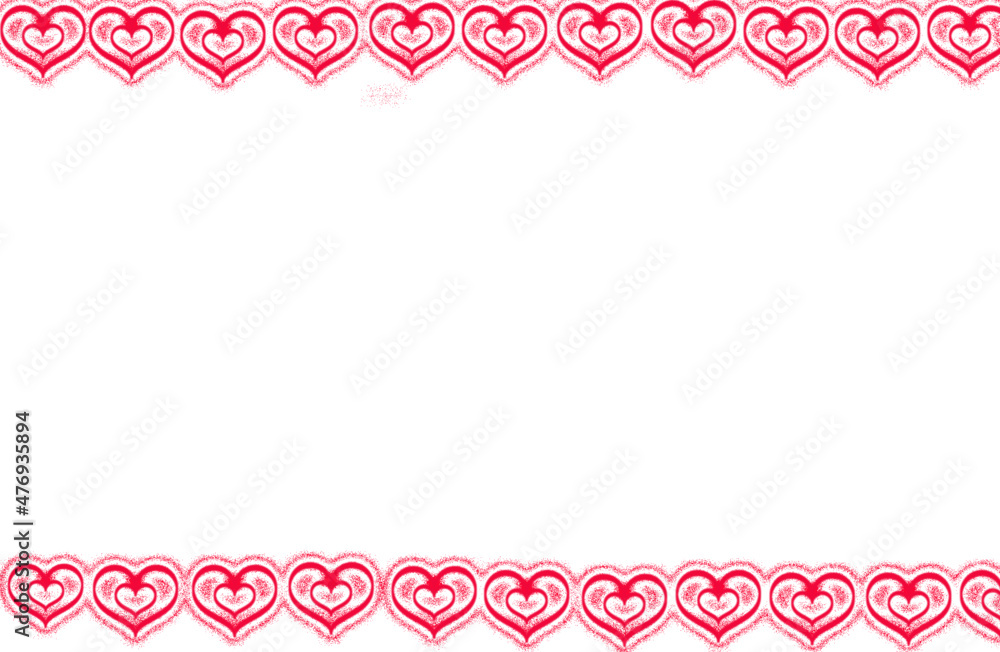 red valentine's love with transparent background
