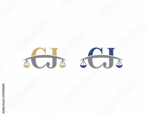Letters CJ Logo With Scale of Justice Logo Icon 001 Free Download Letters CJ Logo With Scale of Justice Logo Icon 001 - GFXLoad