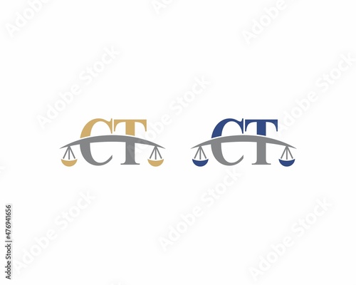 Letters CT Logo With Scale of Justice Logo Icon 001 Free Download Letters CT Logo With Scale of Justice Logo Icon 001 - GFXLoad