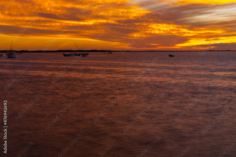 RIO LAGARTOS sunset, MEXICO