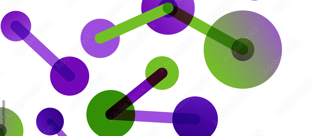 Line points connections geometric abstract background. Circles connected by lines. Trendy techno business template for wallpaper, banner, background or landing Line points connections geometric abstract background. Circles connected by lines. Trendy techno business template for wallpaper, banner, background or landing