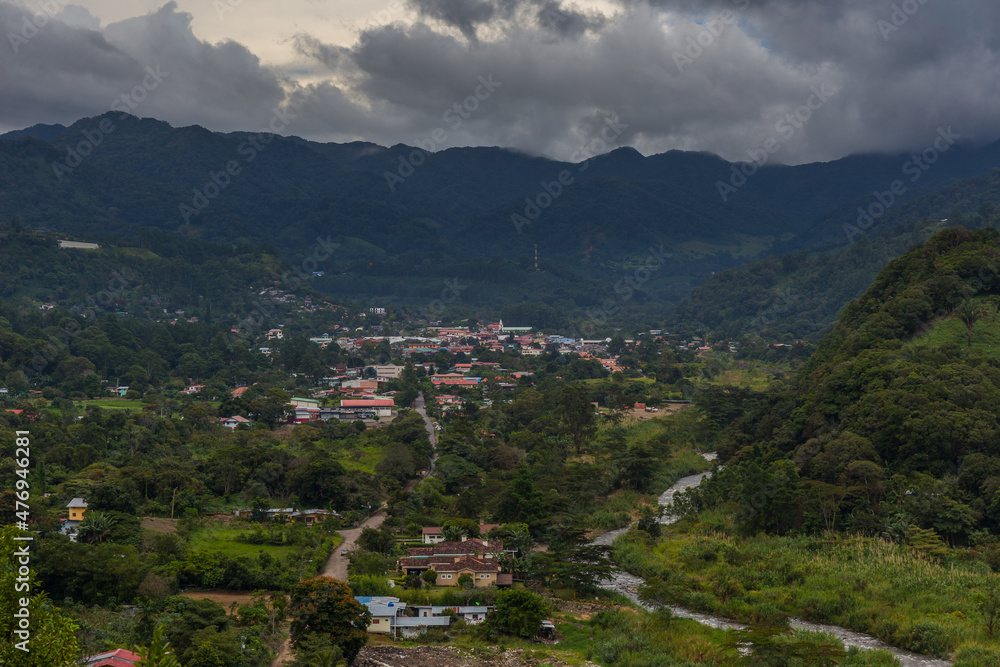 Small town of Boquete Panama