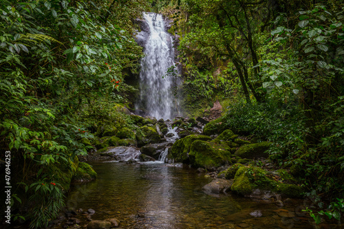 Waterfall in a cloud forest near Boquete, Panama © Pavel