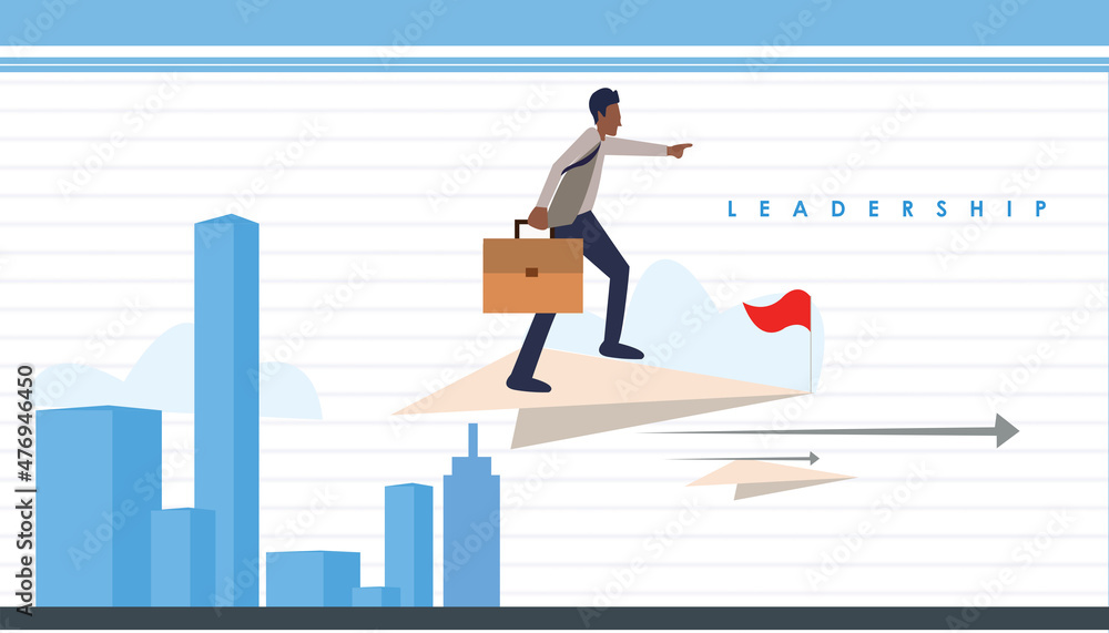 2d illustration business leadership concept
2d illustration business leadership concept