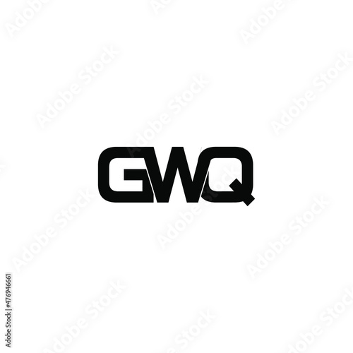 gwq letter initial monogram logo design © ahmad ayub prayitno