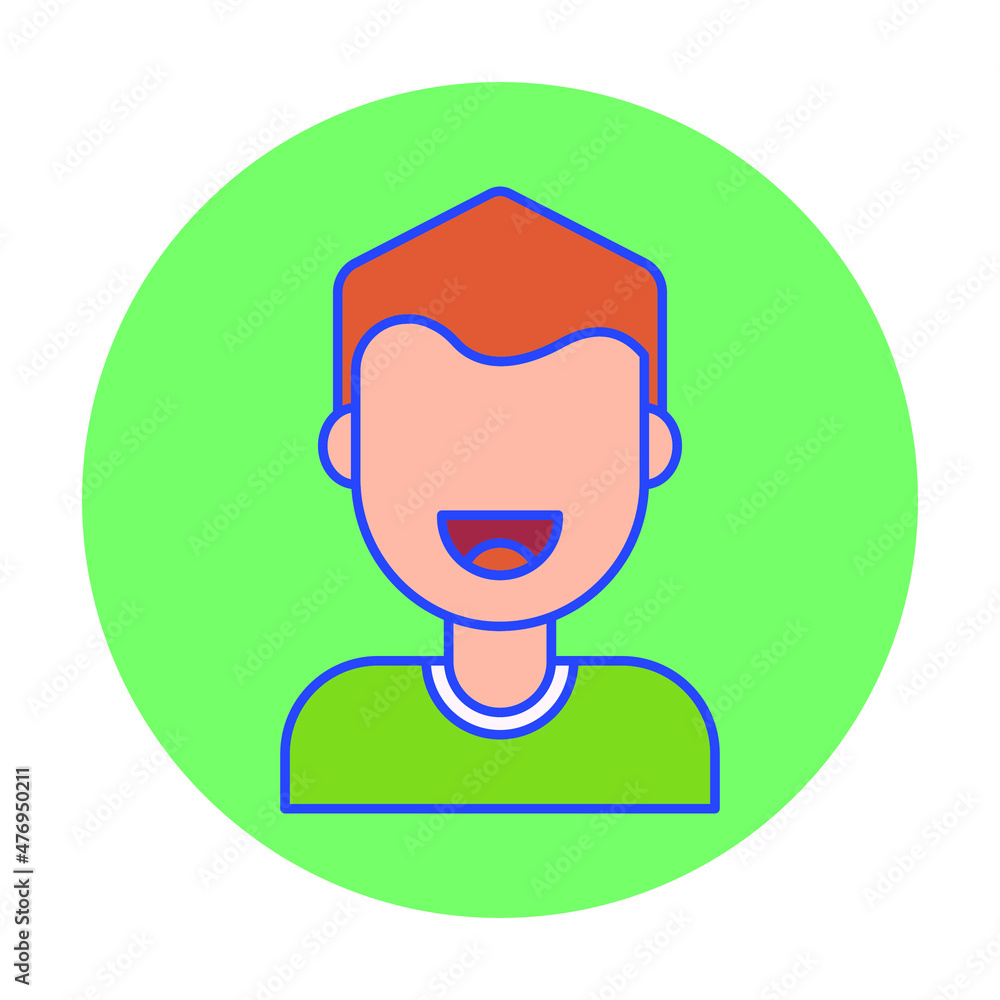 Stylish Boy avatar  Vector icon which is suitable for commercial work and easily modify or edit it

