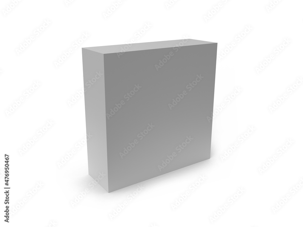 Box Packaging 3D Illustration Mockup Scene Box Packaging 3D Illustration Mockup Scene