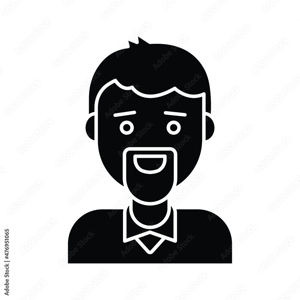 Male Vector icon which is suitable for commercial work and easily modify or edit it

