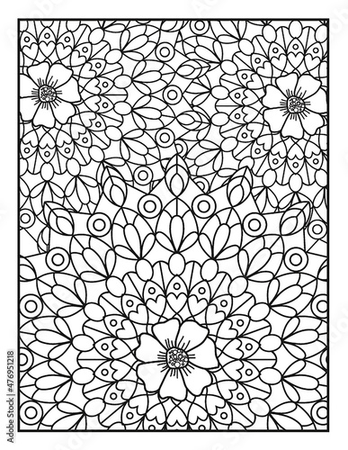 Coloring pages KDP interior for adults