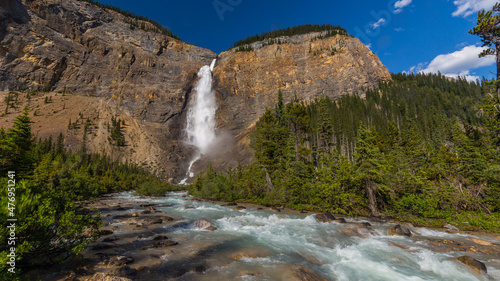 Takakkaw Falls of Yoho National Park in Canada photo