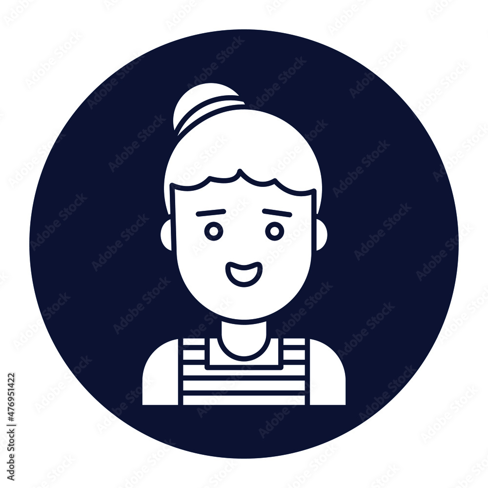 Woman avatar Vector icon which is suitable for commercial work and easily modify or edit it
Woman avatar Vector icon which is suitable for commercial work and easily modify or edit it