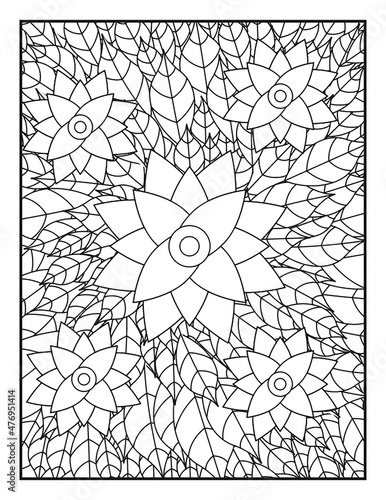 Coloring pages KDP interior for adults