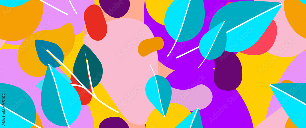 Bold Pattern Tropical Leaf Jungle Modern Motif Bold Pattern Tropical Leaf Jungle Modern Motif