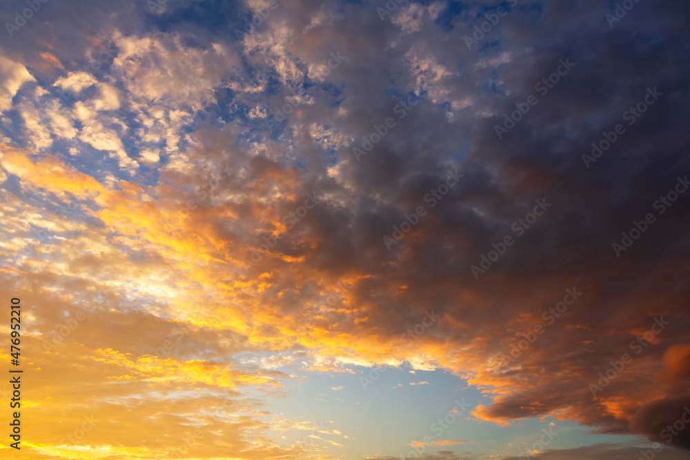 beautiful amazing sunrise cloud background