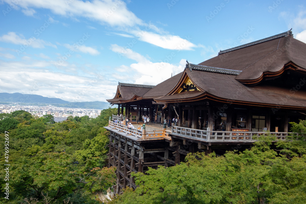 japanese temple in the mountains