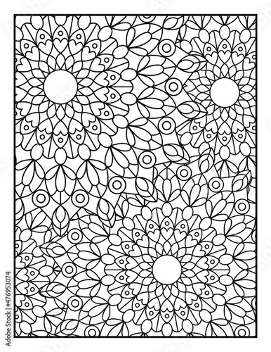Coloring pages KDP interior for adults