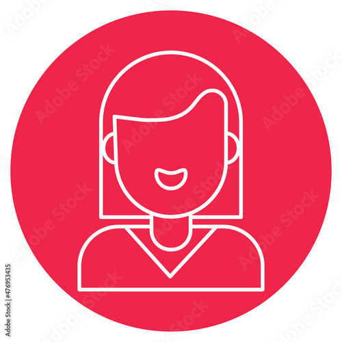 Mam Avatar Vector icon which is suitable for commercial work and easily modify or edit it