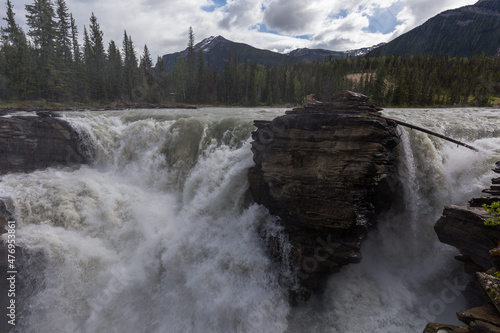 The deep raging falls of Athabasca