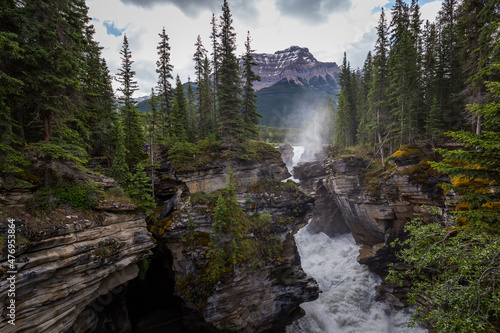 The deep raging falls of Athabasca