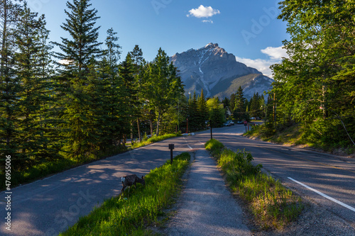 Cascade Mountain, Banff, Alberta, Canada.