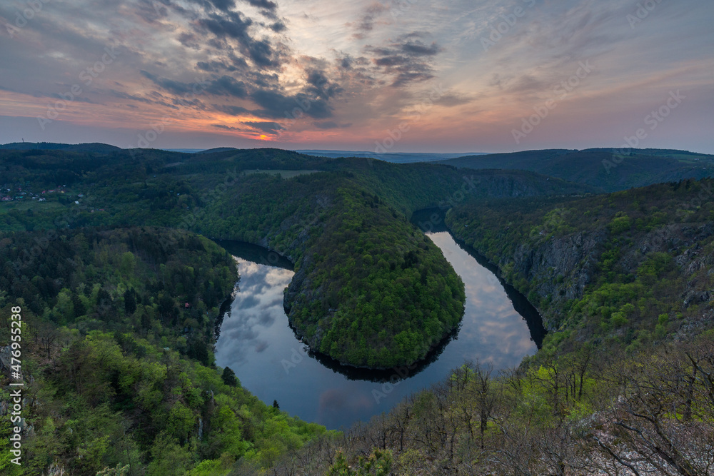 Maj outlook at Vltava river