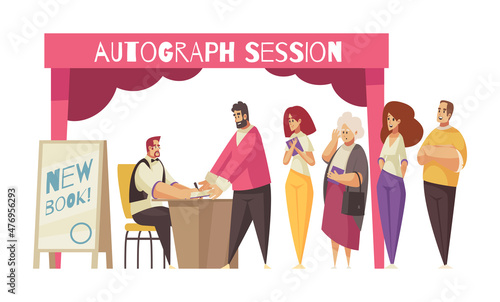Autograph Session Stall Composition
