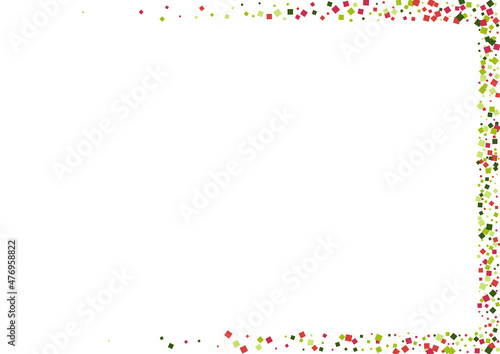 Wallpaper Mural Square Red Top Texture. Grid Geometric Background. Green Decor Confetti Mosaic. Rhombus Graphic Frame. Torontodigital.ca