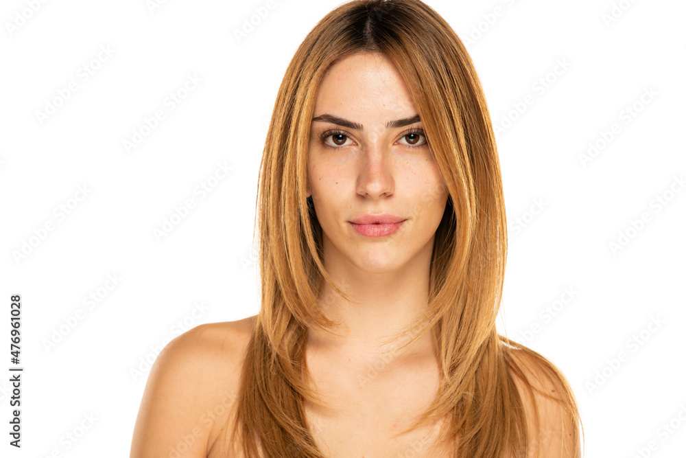 portrait of a young beutiful woman with long blond hair portrait of a young beutiful woman with long blond hair