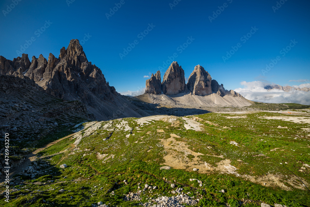 Fototapeta premium Sunrise at Tre Cime di lavaredo